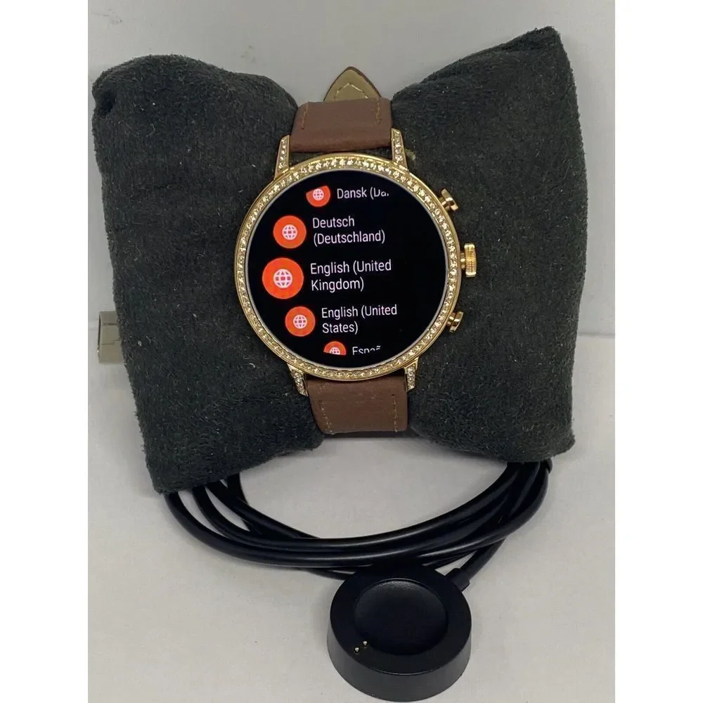 Fossil Gen 4 Authentic Digital Dial Smart Watch Custom Band FTW6011 AB571